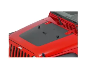 Quadratec Premium Vinyl Hood Blackout Decal Jeep Wrangler 2007-2018